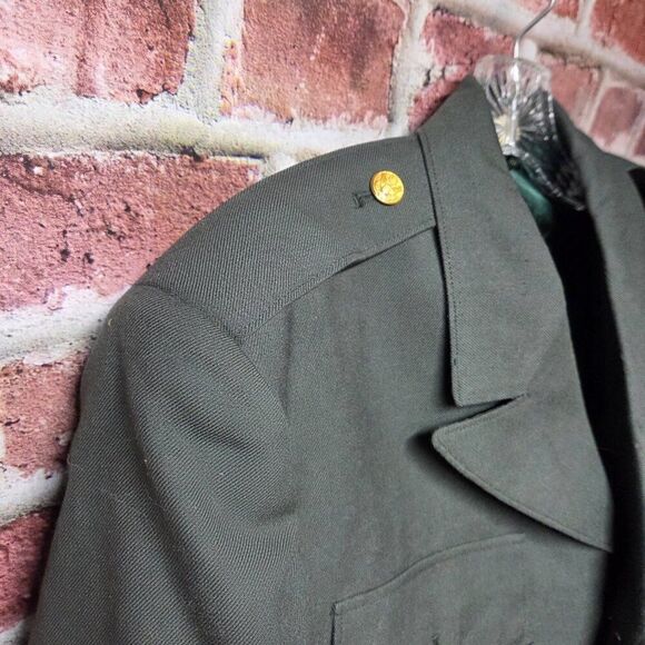 Vintage 1967 US Army Class A Dress Uniform Jacket | Men’s 39R | Military Blazer - Picture 4 of 11